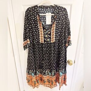 Navy Boho Bloomchic Dress